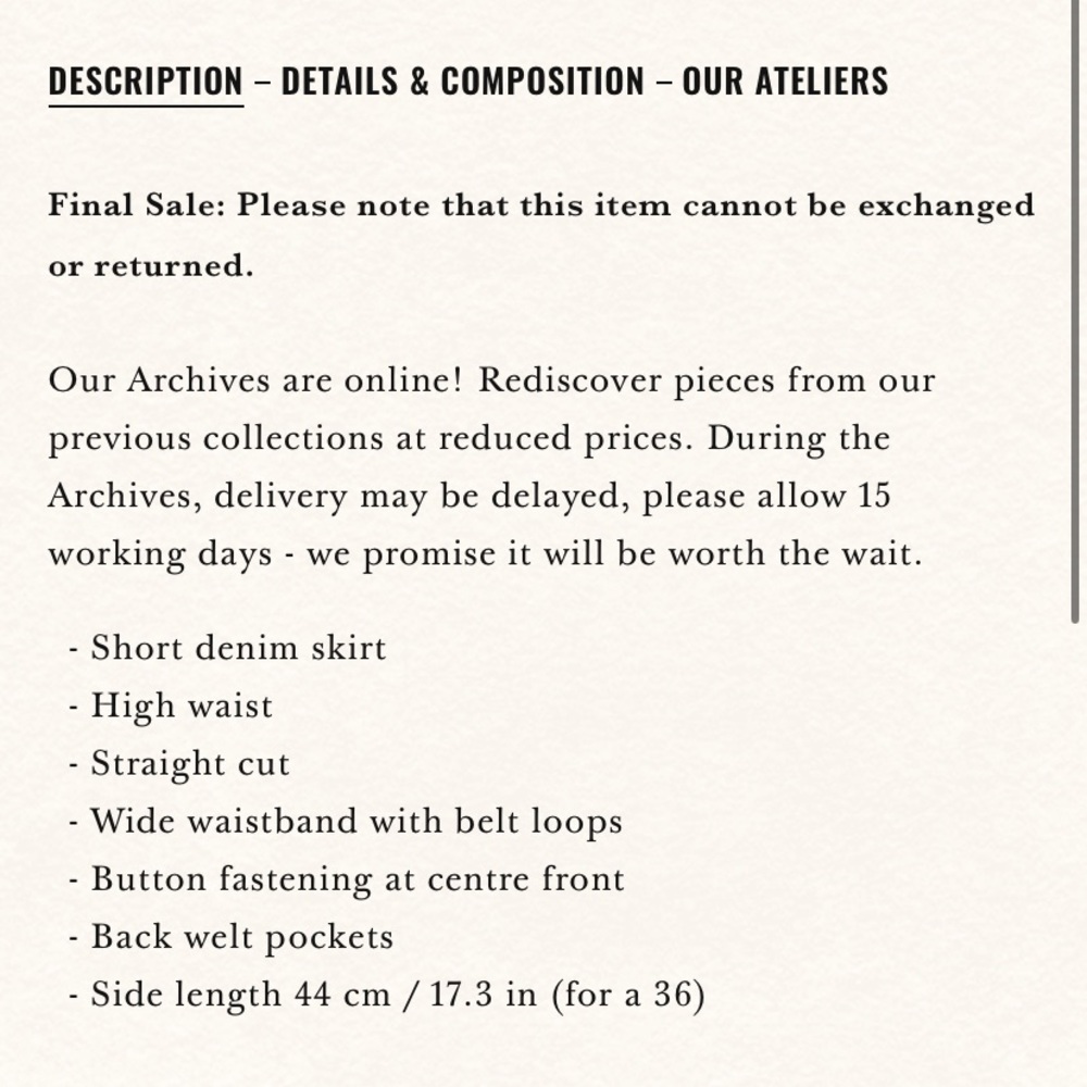 Sezane Savine Skirt in Ecru - Picture 5 of 13